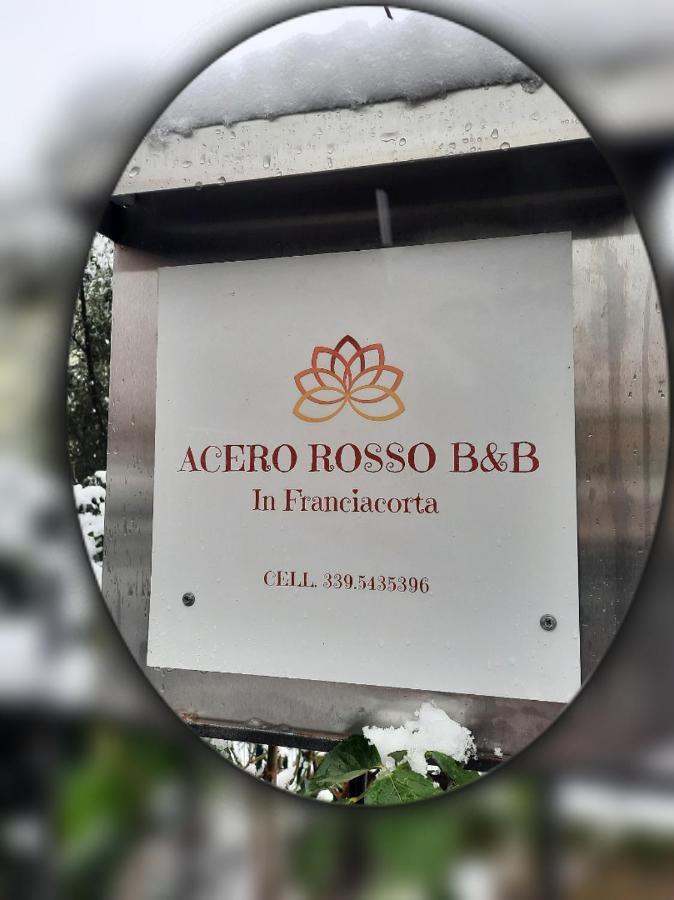 Acero Rosso B&B In Franciacorta Erbusco Zewnętrze zdjęcie
